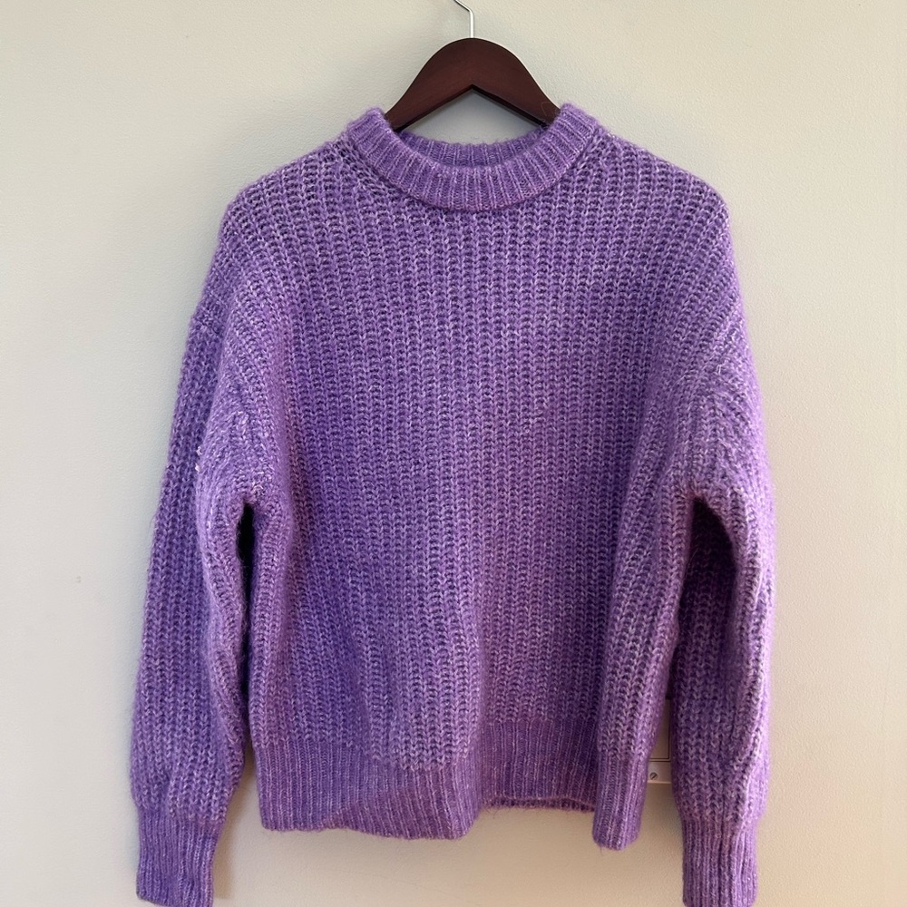 NWOT Zara Purple Sweater
